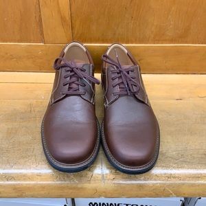 Clarks, Rendell Plain toe, Mahogany Leather, Size 12 Medium